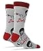 Oooh Yeah Men's Luxury Combed Cotton Crew Socks-Nice Men-It's Bob Ross,size 10-13