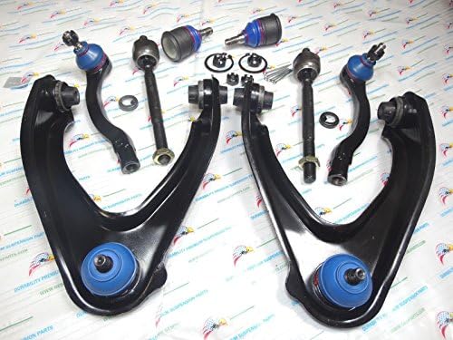 97-01 Honda CR-V 8 PCS Upper Control Arm Lower Ball Joint Tie Rod Inner &amp; Outer