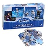 Disney Frozen - Four (4) Puzzle Pack