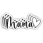(3Pcs) Mama Sticker Funny Motivational Quotes Inspirational Family Mommy Love Vinyl Decal for Tumbler Laptop Kindle Water Bottles Books Phone -Size 3x1.2 Inches