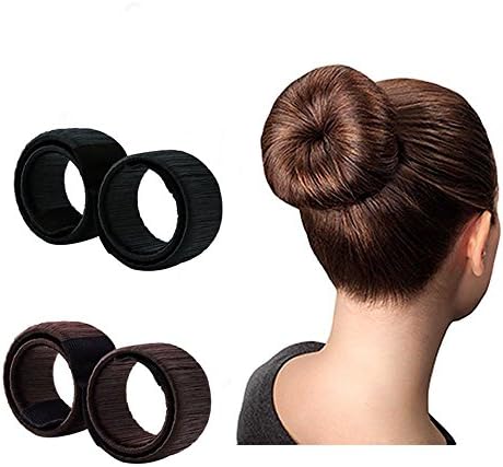 YOUFA Bun Maker Hairstyle Clip Beauty Crown for Woman Kids Curler Roller Tools Hair Accessories 2pcs