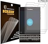 Mr Shield For Blackberry PassPort Anti-Glare [Matte] Screen Protector [3-PACK] with Lifetime Replacement Warranty