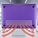 Kuzy - AIR 13-inch Elegant Purple Rubberized Hard Case for MacBook Air 13.3