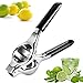 Lemon Lime Squeezer, Manual Juicer Stainless Steel with Silicone Handles, Manual Citrus Hand Orange Lemon Juicer, Press Lemon Press (Small)