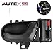 AUTEX Black Interior Front Right Door Handle Passenger Side Compatible with GEO Metro,Suzuki Swift 1992 1993 1994 Door Handle 80475 8313065E005ES