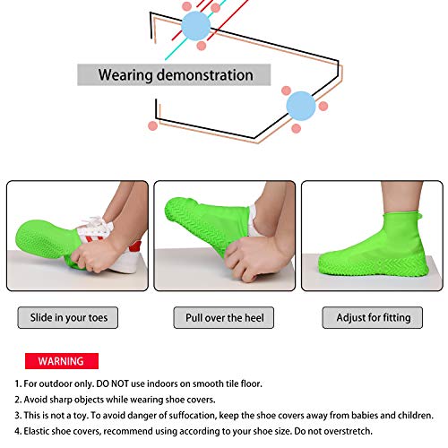 image for Daywin Waterproof Shoe Covers Versatile Overshoes for Rain, Mud, Beach