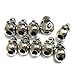 30pcs Approx Tibet Silver Skull Spacer Beads-Great DIY Accessories for Necklace, Bracelets and Earrings Making