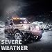 TSIALEE Led Traffic Advisor Strobe Light Bar, 24IN COB LED Warning Lights, 13 Modes Safety Flashing Police Light Bars with Cigar Lighter for Emergency Vehicles Trucks