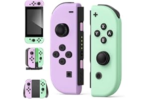 AROEVEIB for Nintendo Switch Controller, Switch Wireless Controller Replacement for Switch/Lite/OLED, with/Dual Vibration/Motion/Wake-up/Screenshot