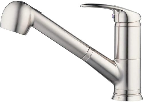 Niederdruck Kuchenarmatur Wasserhahn Mit Herausziehen Brause In Gebursteter Edelstahloptik 360 Drehbar Spultisch Armatur Wasserhahn Einhebelmischer Amazon De Baumarkt