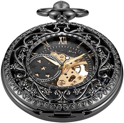 Molnija Skeleton Watch Vintage Mens Pocket Watch Open Pocket Watch