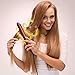 Gustala Hair Straightener, Upgrade Ceramic 3D Floating Flat Iron 1 Inch Professional 2 in 1 Straightening Irons & Hair Curler with Adjustable Temp, Dual Voltage, Max 230 ℃ and Auto Turn Offthumb 3