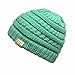 Hatsandscarf CC Exclusives Solid Ribbed Children Beanie (YJ-847-KIDS) (Sage)