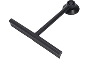 Shower Squeegee for Glass Doors, Silicone Squeegee for Window Cleaning, Window Squeegee with Suction Cup for Shower Doors, Wi