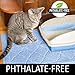 Easyology Large Cat Litter Mat / Cat Litter Trapping Mat / Litter Box Mat - Easy Clean, Extra Thick, Durable, Phthalate Free, Soft on Kitty Paws with Scatter Control, 35
