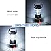 AGPTEK Solar Lantern, 5 Mode Hand Crank Dynamo 36 LED Rechargeable Camping Lantern, Black, Waterproof, LED Light Source, Ideal for Hiking, Emergencies, Hurricane Outages
