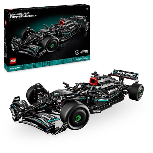 LEGO Technic Mercedes-AMG F1 W14 E Performance Set für Erwachsene, Maßstabsgetreuer Rennwagen Modellbausatz, Sammlerstücke für Zuhause oder Büro, Form