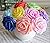 OPZO 10 Pack Artificial Flower for Wedding Decoraion Home Display Office Ornaments-Pink
