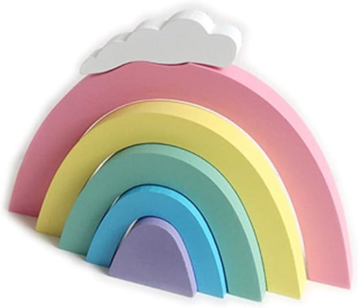 rainbow toy wooden