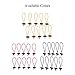 Foto&Tech Multipurpose Extra Thick Elastic Cable Tie and Organizer, Adjustable Cable Strap Toggle Tie, Reusable Tangle Tamer, Cable Management for Cord and Cable (10x 16CM, Orange)
