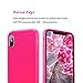 FGA iPhone Xs Case, iPhone X Case, Sugar Candy Cute Lightweight Shockproof Full Protective Slim Fit Solid Color Flexible Soft TPU Bumper Gel Case Cover for Apple iPhone Xs, iPhone X(Hot Pink)