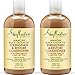 SheaMoisture Jamaican Black Castor Oil 13 oz. Strengthen, Grow & Restore Conditioner with Shea Butter, Peppermint and Keratin - Sulfate Free and Color Safe - Value Pack of 2 Each