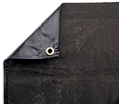 Car Containment Mat for Driveway by New Pig - Heavy Duty Absorbent Mat for Oil Leaking Vehicles - Protect Driveway and Garage Floor, 5' x 5' Oil Absorbent pad