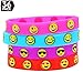 Big Mo's Toys Emoji Silicone Bracelets Party Favors - Pinata / Goody Bag Fillers For Every Event - 36 Pieces