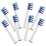 8pcs Replacement Toothbrush Heads for Braun Oral-B Deep Sweep Electric Toothbrush (8pcs)