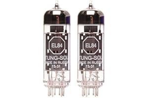 Brand New Tung-Sol Reissue EL84 Plate Current Matched Pair (2) Vacuum Tubes
