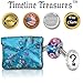 Timeline Treasures Pink Plumeria Rhinestone Flower Charm for European Charm Bracelets Lampwork Glass Stainless Steel
