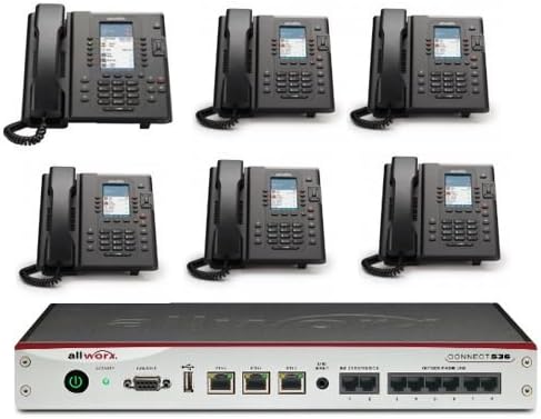 Allworx Connect 536 Business Phone System with 6 Color Display Verge Gigabit IP Phones --> $150.00 Telco Depot Visa / Master Card/ American Express Gift Card with Purchase