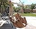 Hammock Chair Hanging Rope Chair Porch Swing Outdoor Chairs Lounge Camp Seat At Patio Lawn Garden Backyard Tan