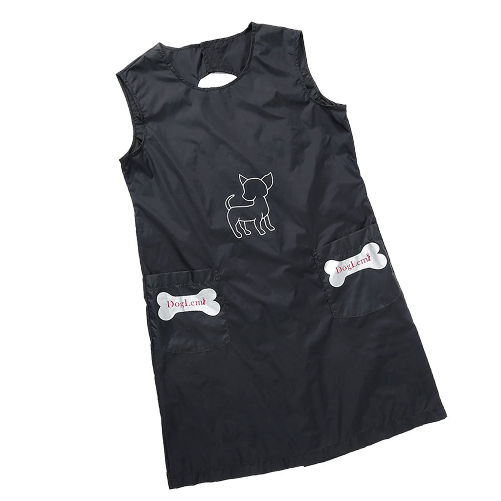 Sharplace Waterproof Pet Dog Grooming Apron Groomer Apron with Big