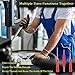 ZHSMS Valve Stem Removal Tools - 20pcs Valve Cores, 10pcs Tire Valve Caps, 4-Way Valve Tool,Tire Pressure Gauge, Single & Double Heads Valve Core Removal/Installation Tools