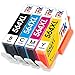 212XL Ink Cartridges with 2023Latest Chips Replacement for Epson 212 Ink Cartridges Combo for Epson XP-4100 XP-4105 WF-2830 WF-2850 Printer, 4 Packs