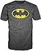 Men's Batman Brushed Logo Shirt-Large