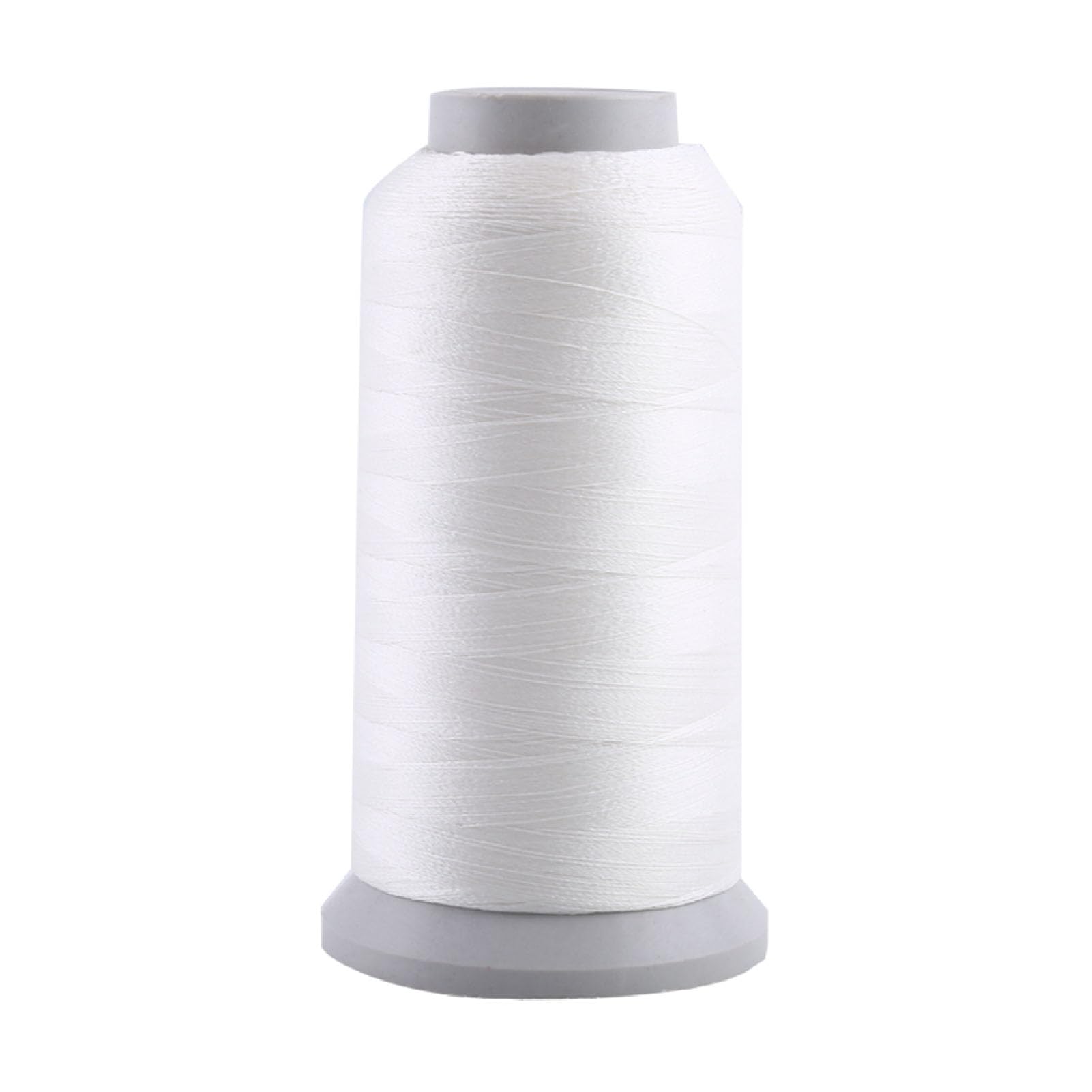 Oumefar Sewing Thread Hand Embroidery Luminous Thread Spool Quilting Thread Sewing Yarn Glow In The Dark Thread for Sewing Machine(3000 yard-White)