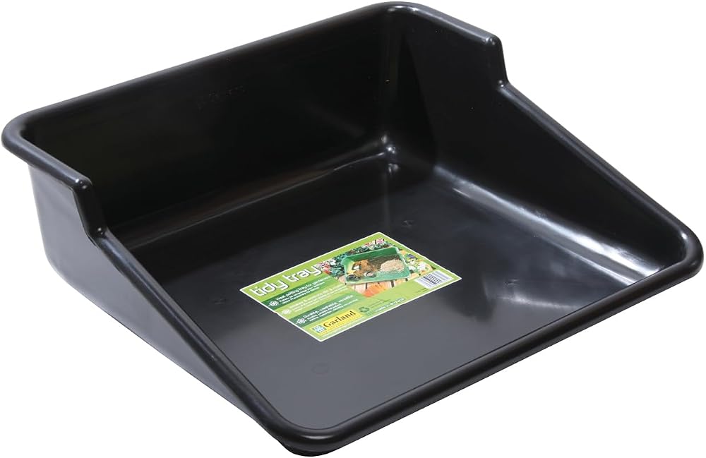 Tierra Garden GP48B Tidy Potting Tray Black Use as Mix Grow Tray
