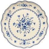Costa Nova Ceramic Stoneware 8'' Salad Plate - Vila Collection, Beige-Blue | Microwave &amp; Dishwasher Safe Dinnerware | Food Safe Glazing | Restaurant Quality Tableware