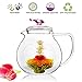 Tea Beyond Tea Set Teapot and Flowering Tea Set (34 oz Pink Detox 4tcs)