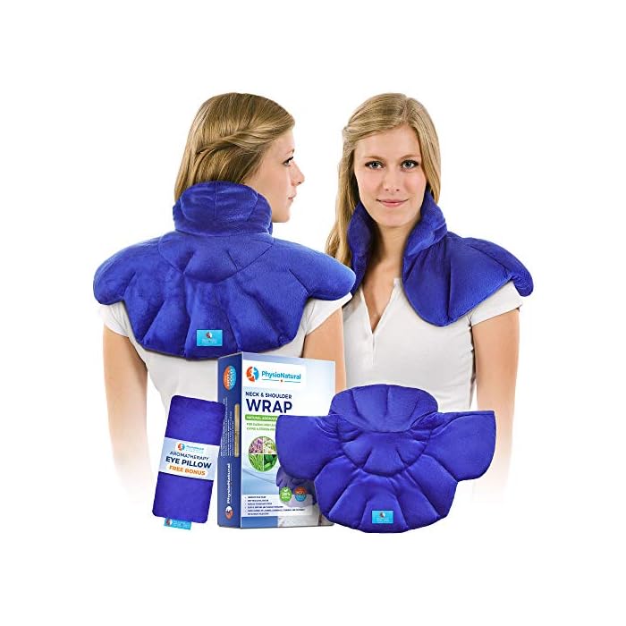 PhysioNatural Microwavable Heating Pad with Natural Herbal Aromatherapy - for Instant Relief and Relaxation in Cases of…