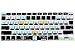 XSKN OS X English Silicone Shortcut Keyboard Skins are Compatible with MacBook 13' 15' 17' US Version