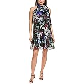 Anne Klein Women's Short Tiered Bow Dress