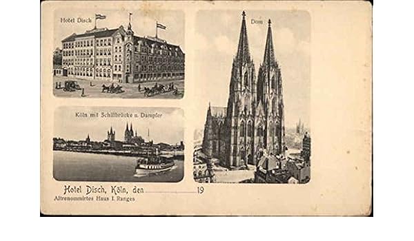 Hotel Disch And Various Views Cologne Germany Original Vintage