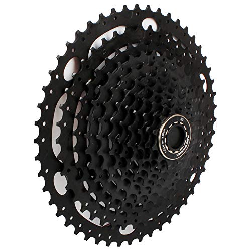 Alician RACEWORK 11-42 11-46 11-50T 11-52T 10/11/12 Speed Mountain MTB Bike Bicycle Cassette Flywheel Compatible for Sram Shimano 11 Speed 11-52T Gold Black