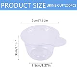 ANZONGYI 200Pcs 40ML Clear Urine Container Disposable Specimen Cups Pregnancy view 2
