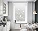 DUOFIRE Window Film Privacy Window Film Frosted Glass Film Static Cling Glass Film No Glue Anti-UV Window Sticker for Bathroom Bedroom Living Room (White Flower-DP014W, 23.6in. x 78.7in.)