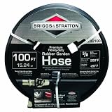 Briggs and Stratton 8BS100 100-Foot Premium Heavy-Duty Rubber Garden Hose