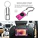 BRAECN Samsung Galaxy Tab A 8.0 2017 Case Three Layer Heavy Duty Soft Silicone Hard Bumper Case with Stand+Hand Strap+Shoulder Strap Case for Galaxy Tab A 8'' SM-T380/T385 2017 Release (Rose Red)